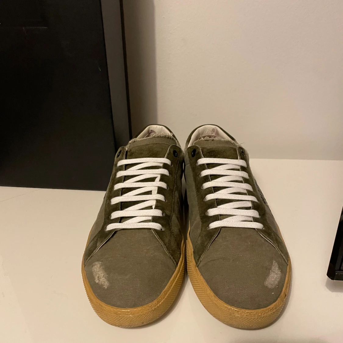 Gröna Saint Laurent skor  - 2