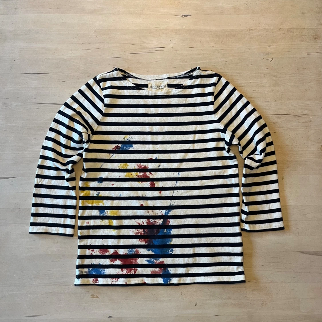 Randig tröja med färgstänk Ralph lauren