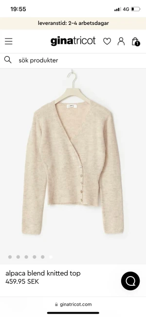 Gina alpaca blend stickad tröja - Trendig tröja fråg Gina som endast används en gång! 💗