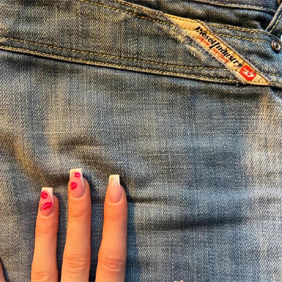 Diesel Industry ljusblå bootcut jeans - 3