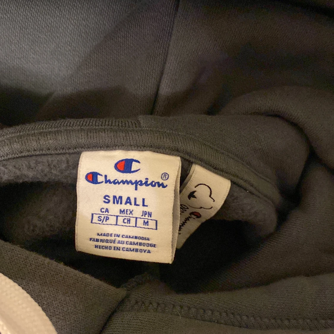 Mörkgrå hoodie från Champion - 3