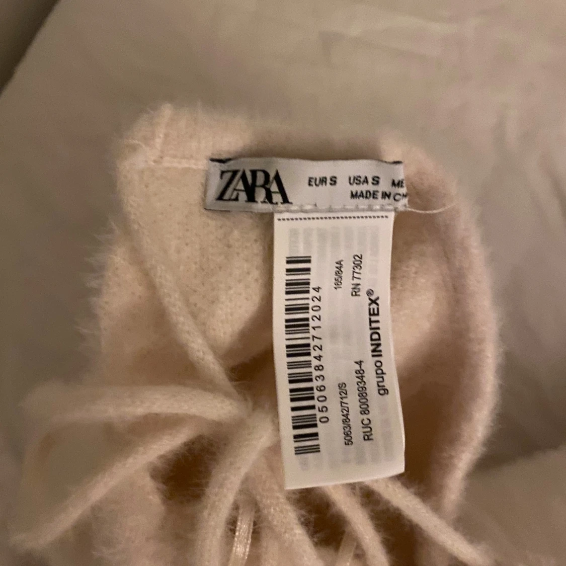 Beige stickad tröja - 4