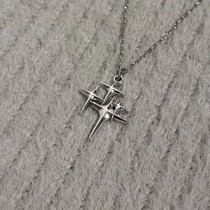 Silver Star Constellation - 50 cm kedja. Rostfri