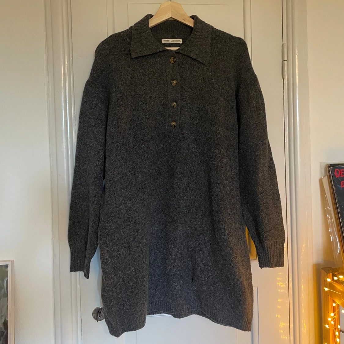 Stickad klänning Pull&Bear XS