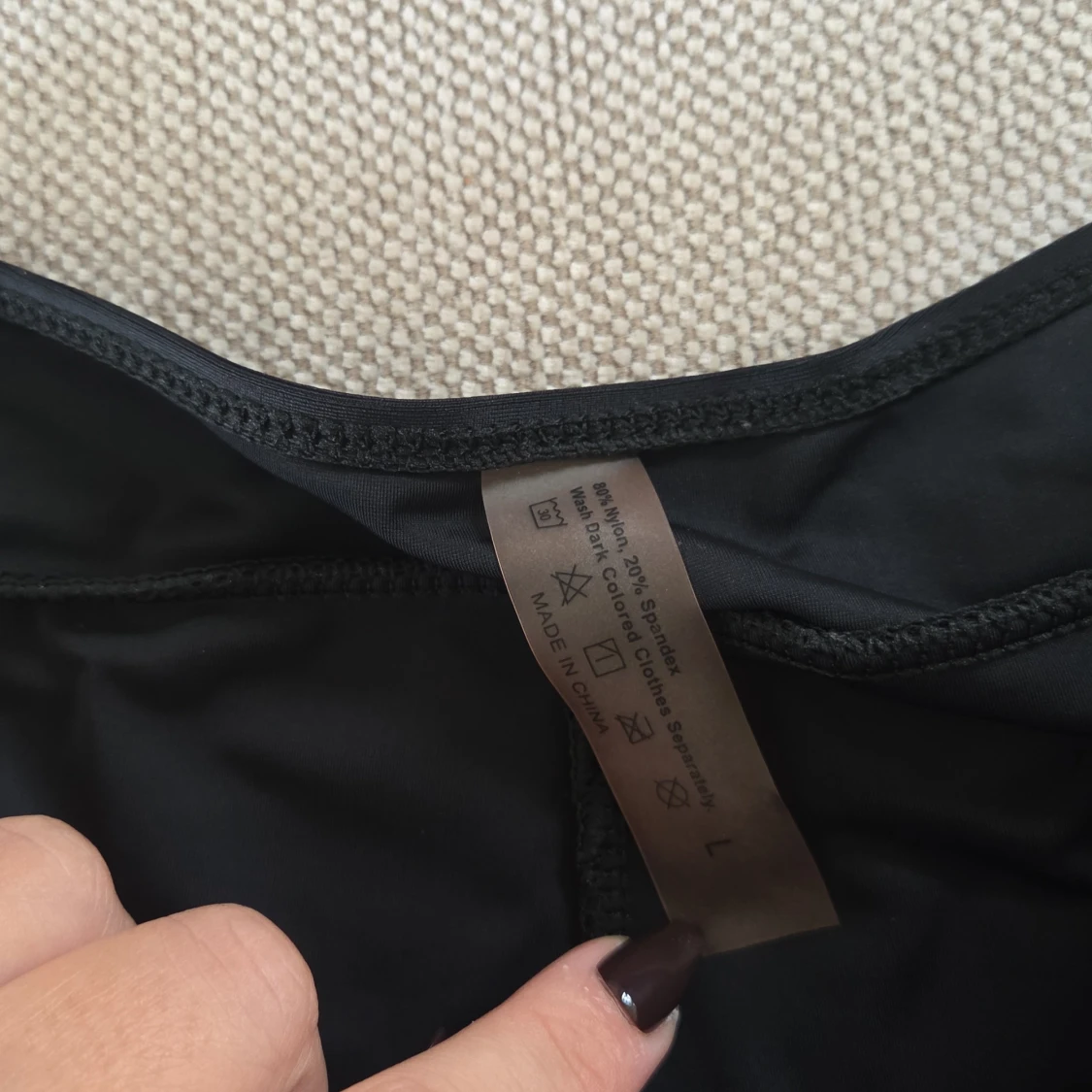 Svarta shorts med snörning i sidan - 2