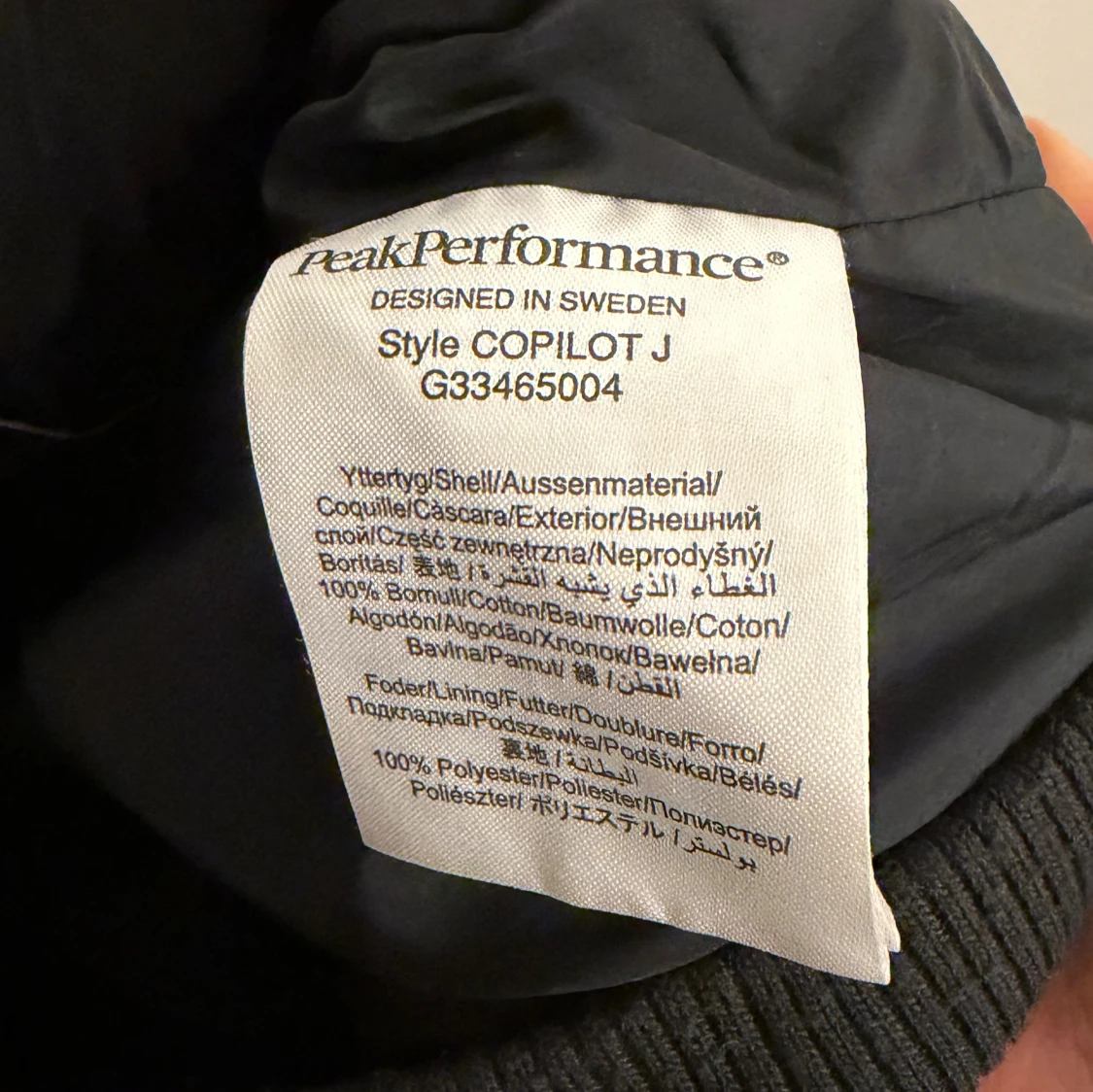 Svart bomberjacka Peak Performance - 4