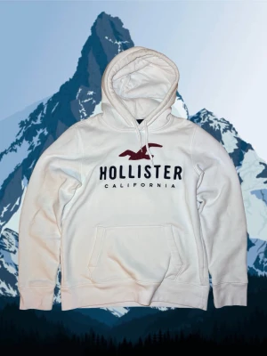 Hollister hoodie M - Säljer en sjukt snygg Hollister hoodie i Storlek M. Den är mycket bra skick 9/10. Bara att höra av dig vid frågor😀  Mått:  Längd: 69 cm Bred: 54 cm