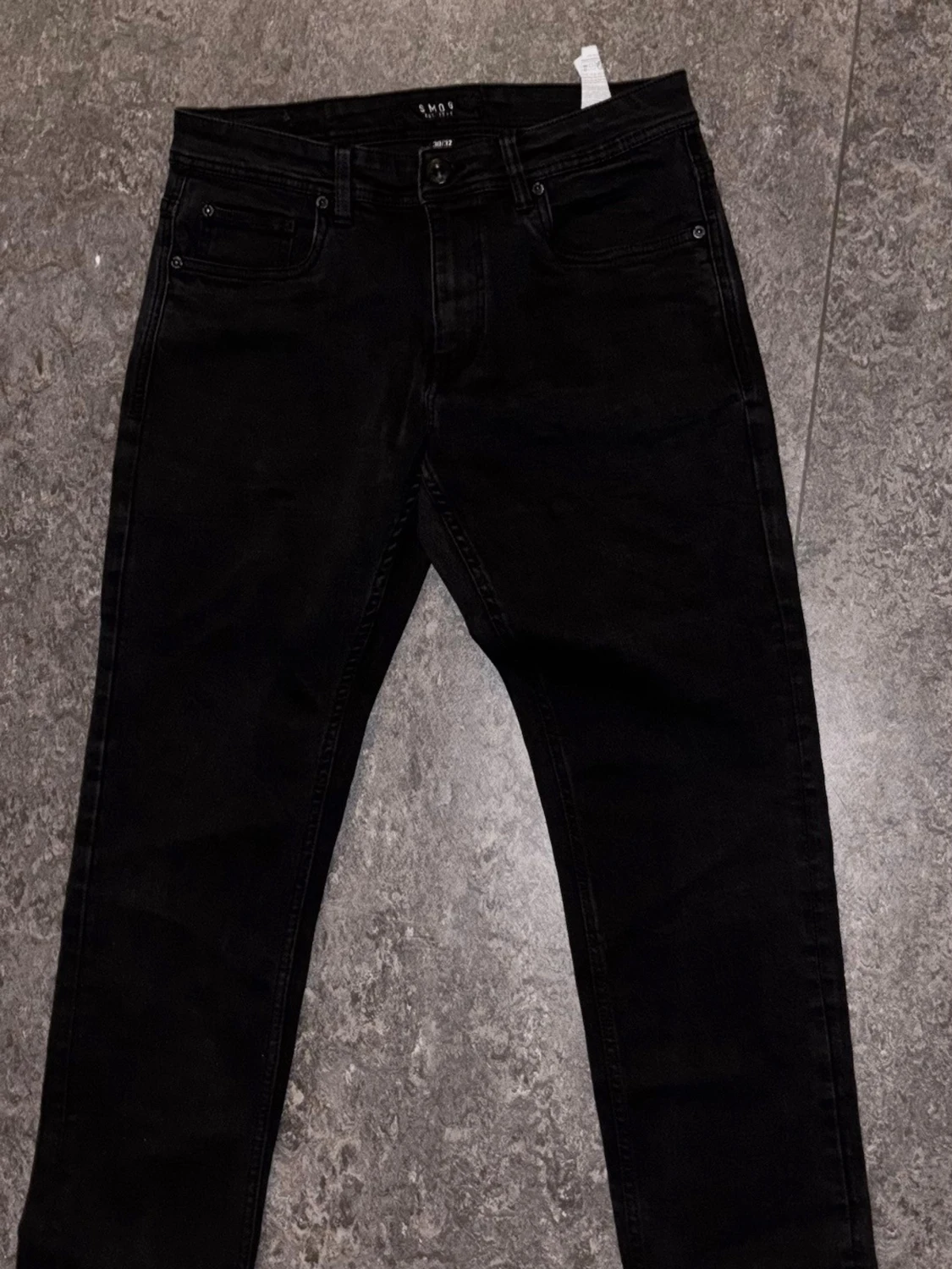 Svarta slim jeans från Smog - 1