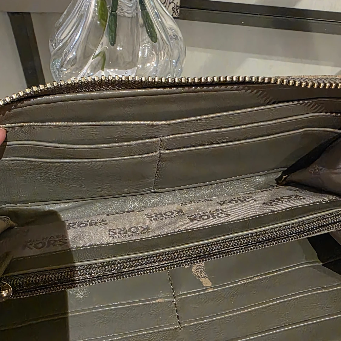 Grå quiltad plånbok Michael Kors - 3