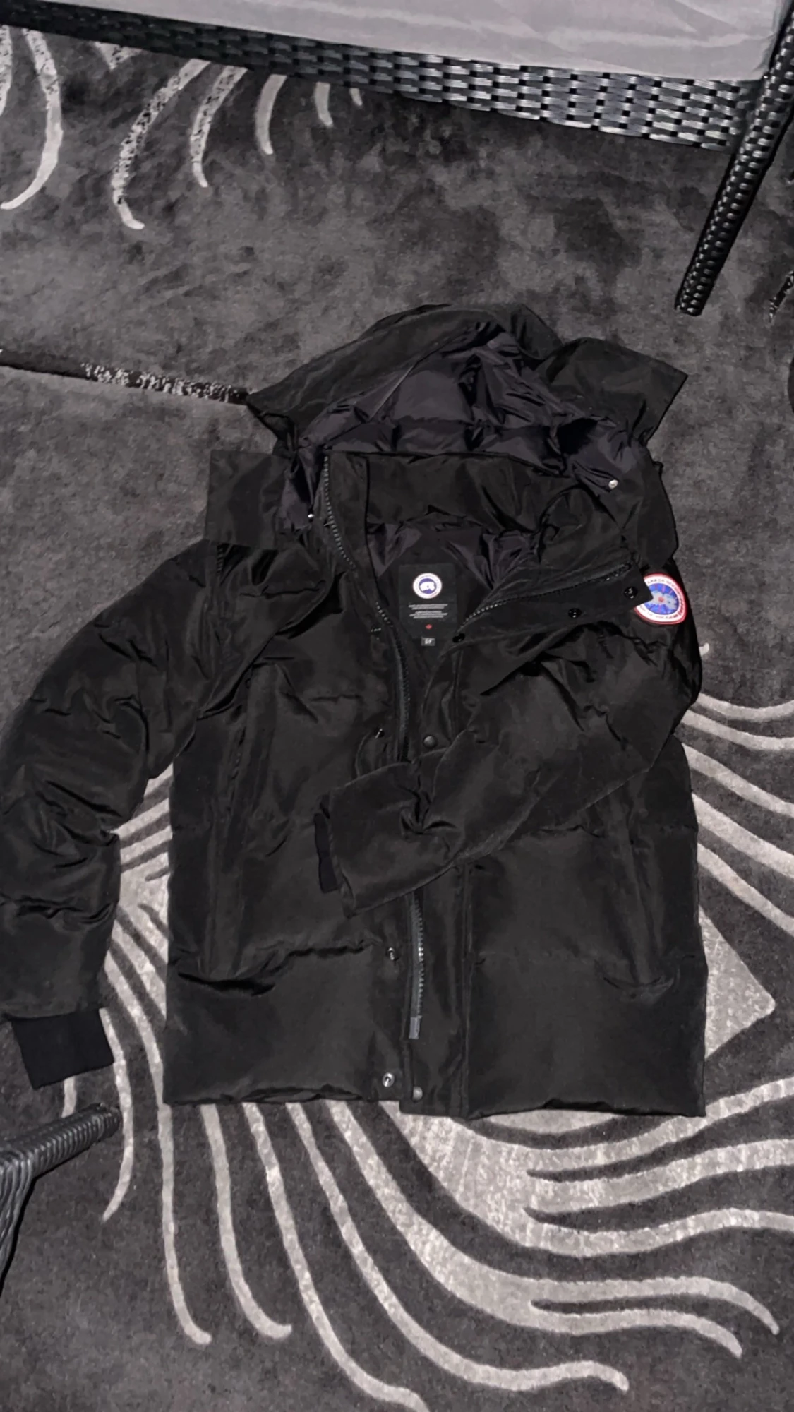 Svart Canada Goose Jacka