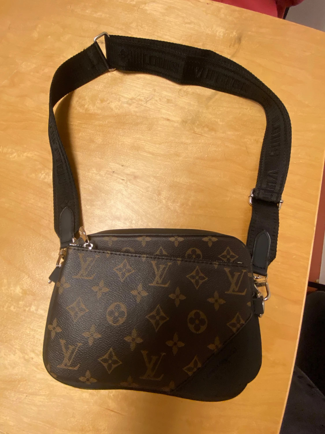 Louis Vuitton axelväska monogram brun - 3