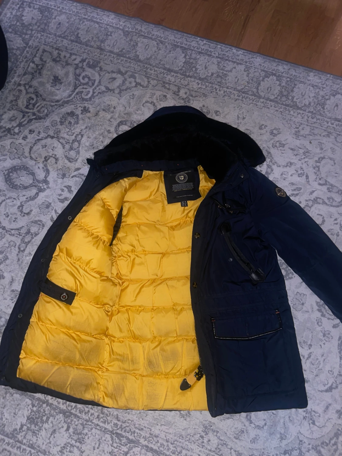 Mörkblå dunjacka Geographical Norway M - 1