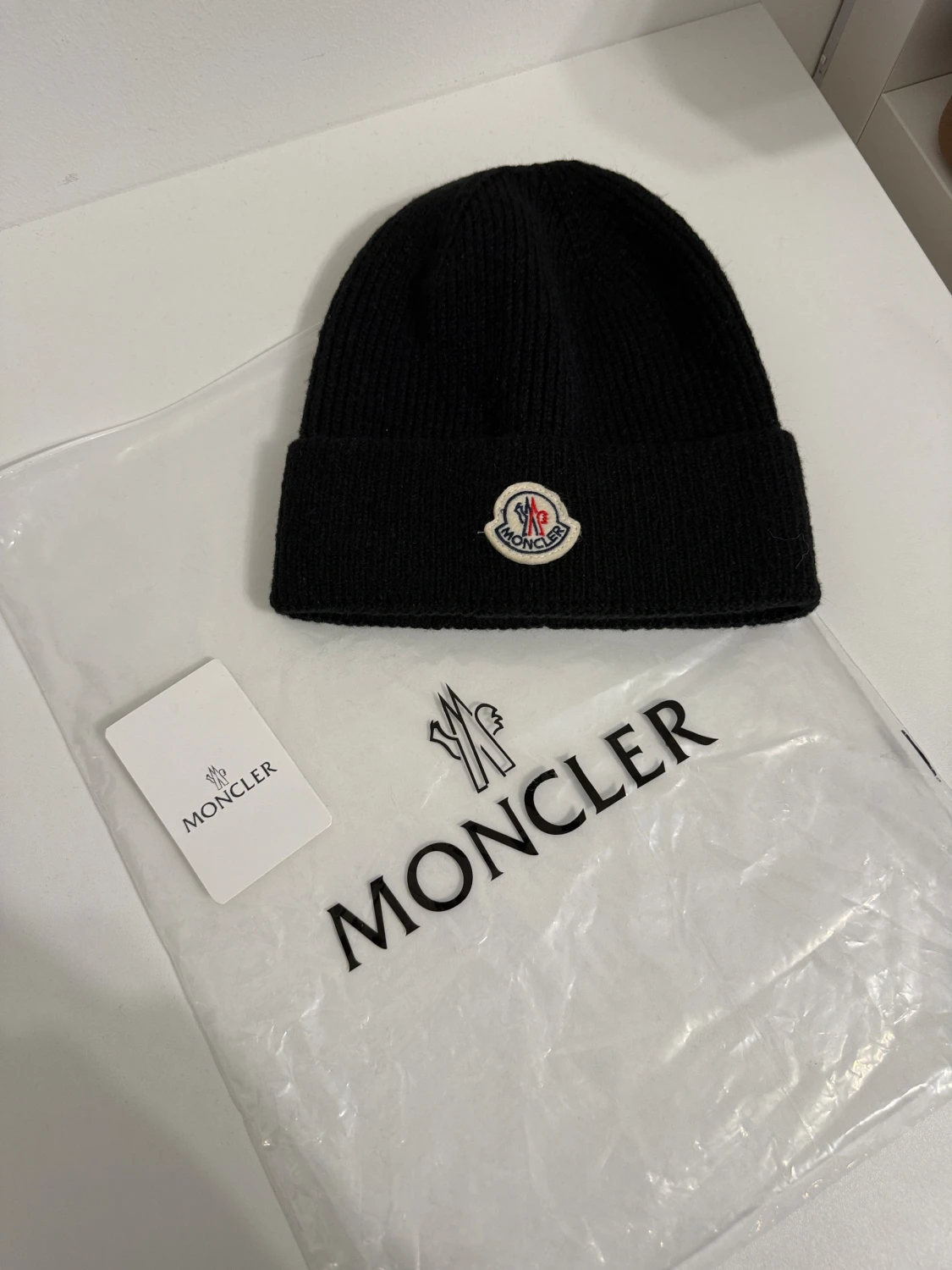 Svart Moncler mössa i ull - 3