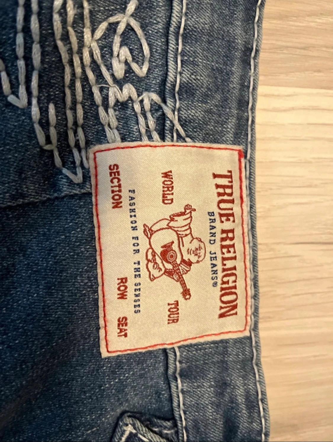 True Religion blå bootcut jeans