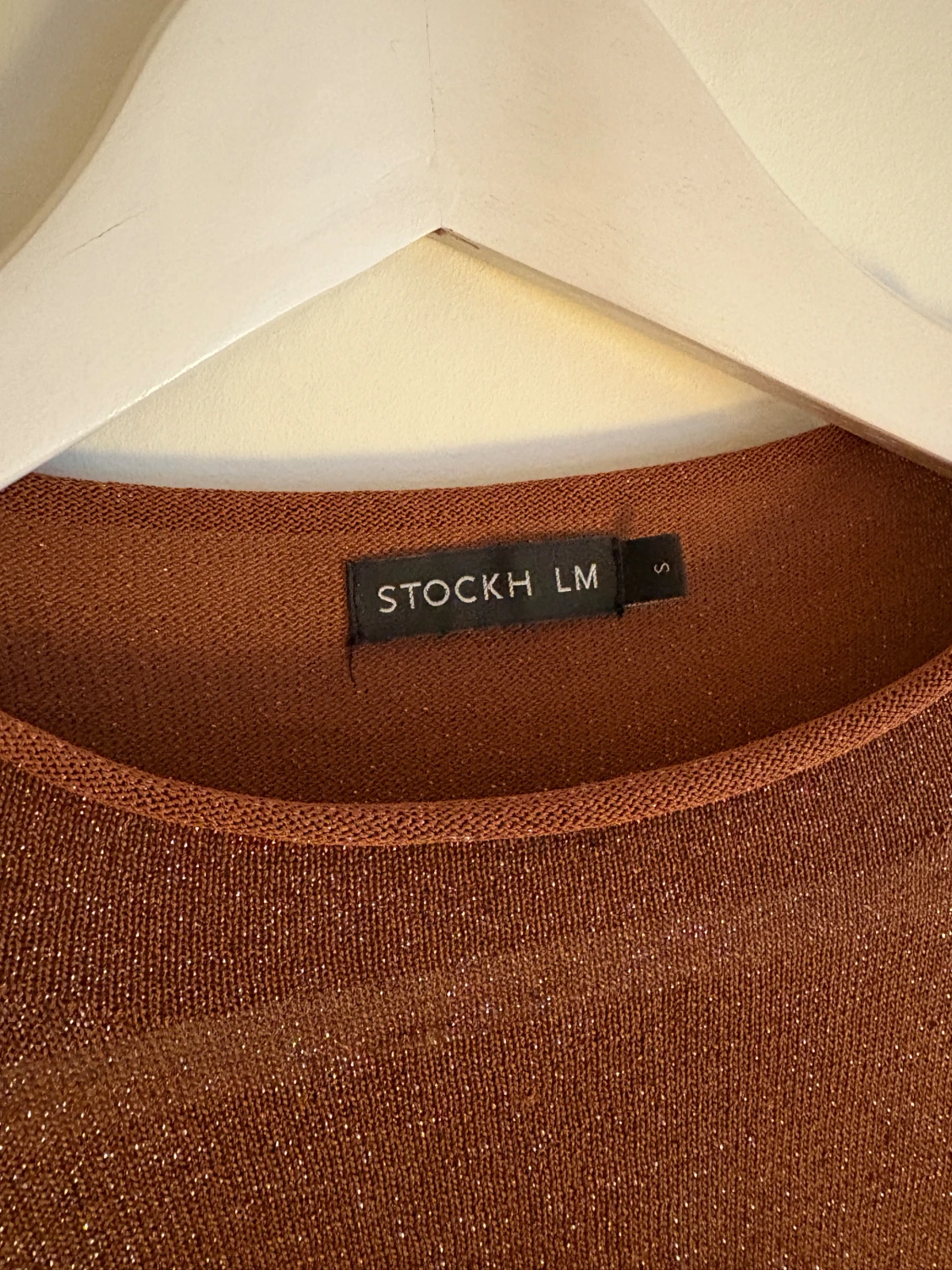 Brun glittrig tröja från Stockh LM - 1