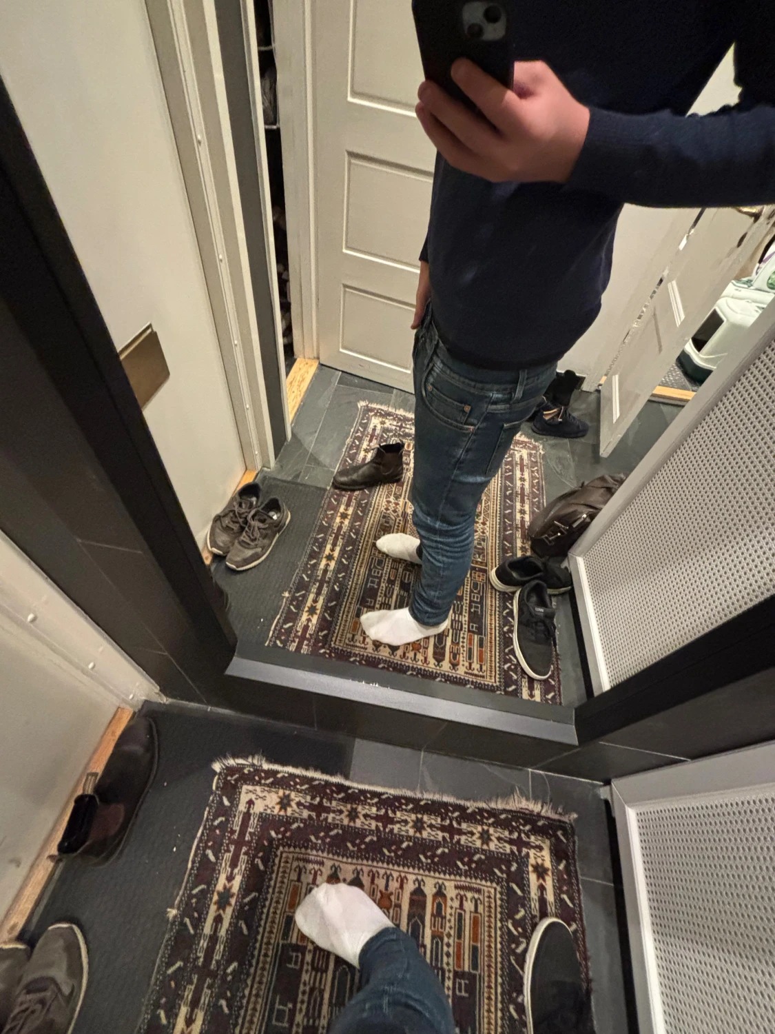 Acne Studios skinny jeans blå - 2