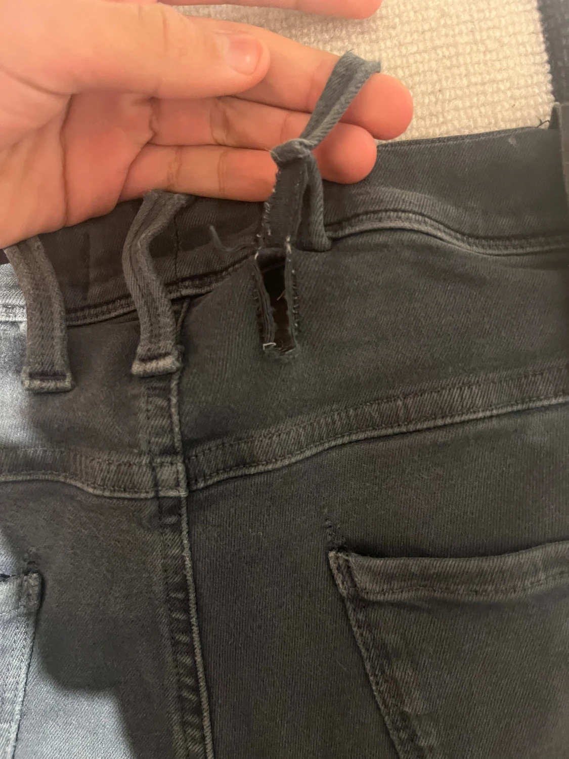 Replay Anbass mörkgrå jeans - 1