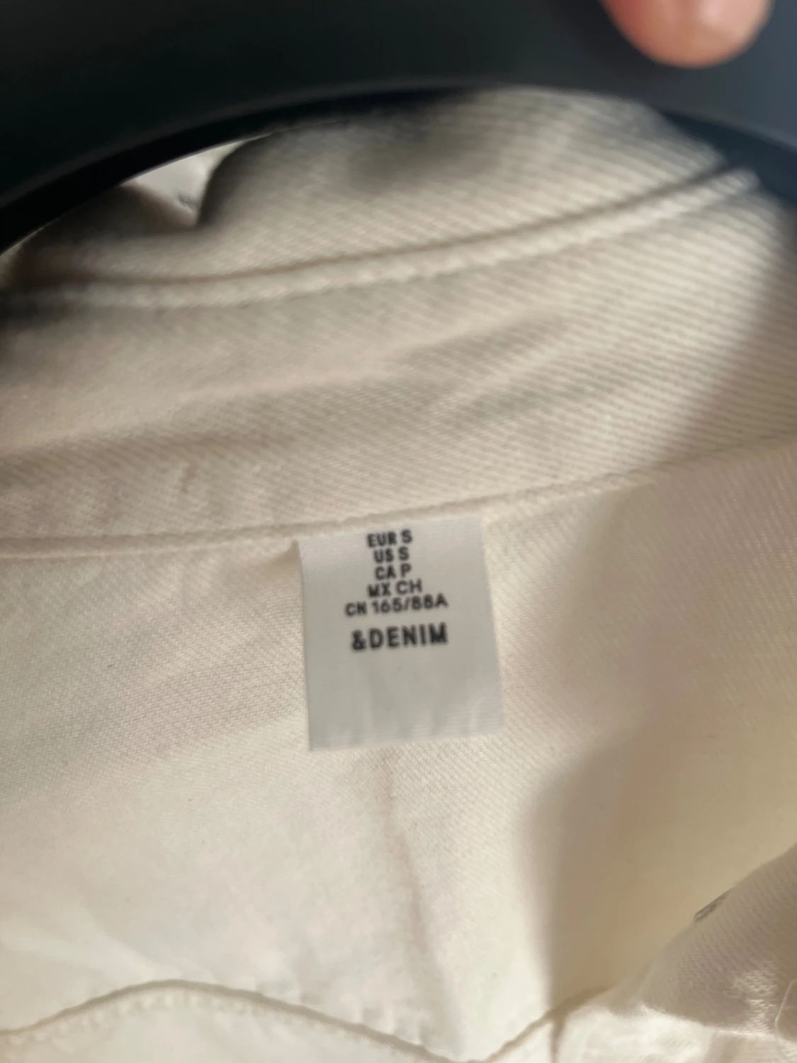 Vit overshirt från &Denim, S - 2