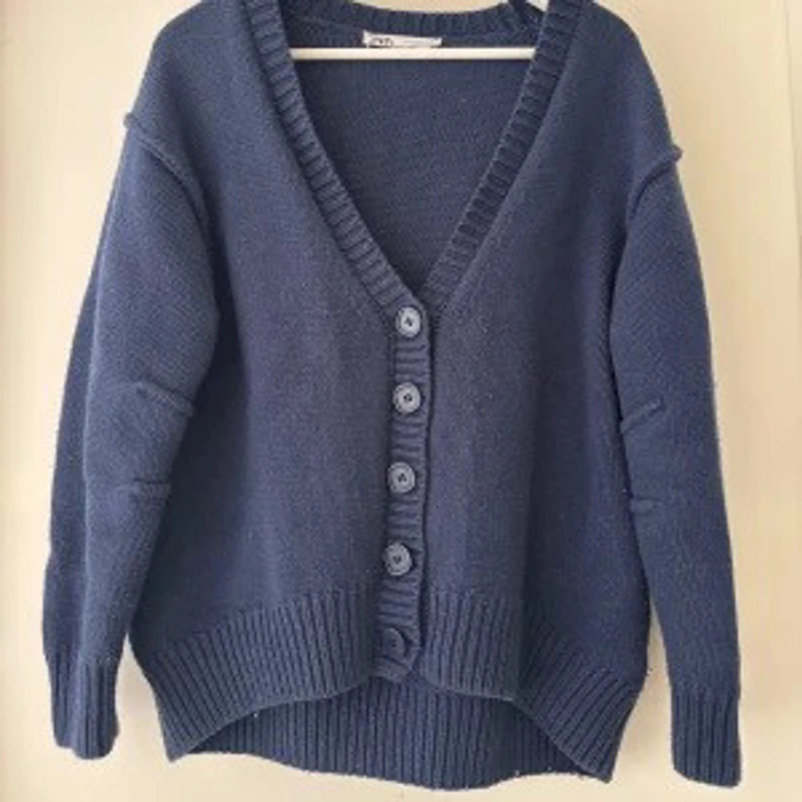 Mörkblå Zara kofta 