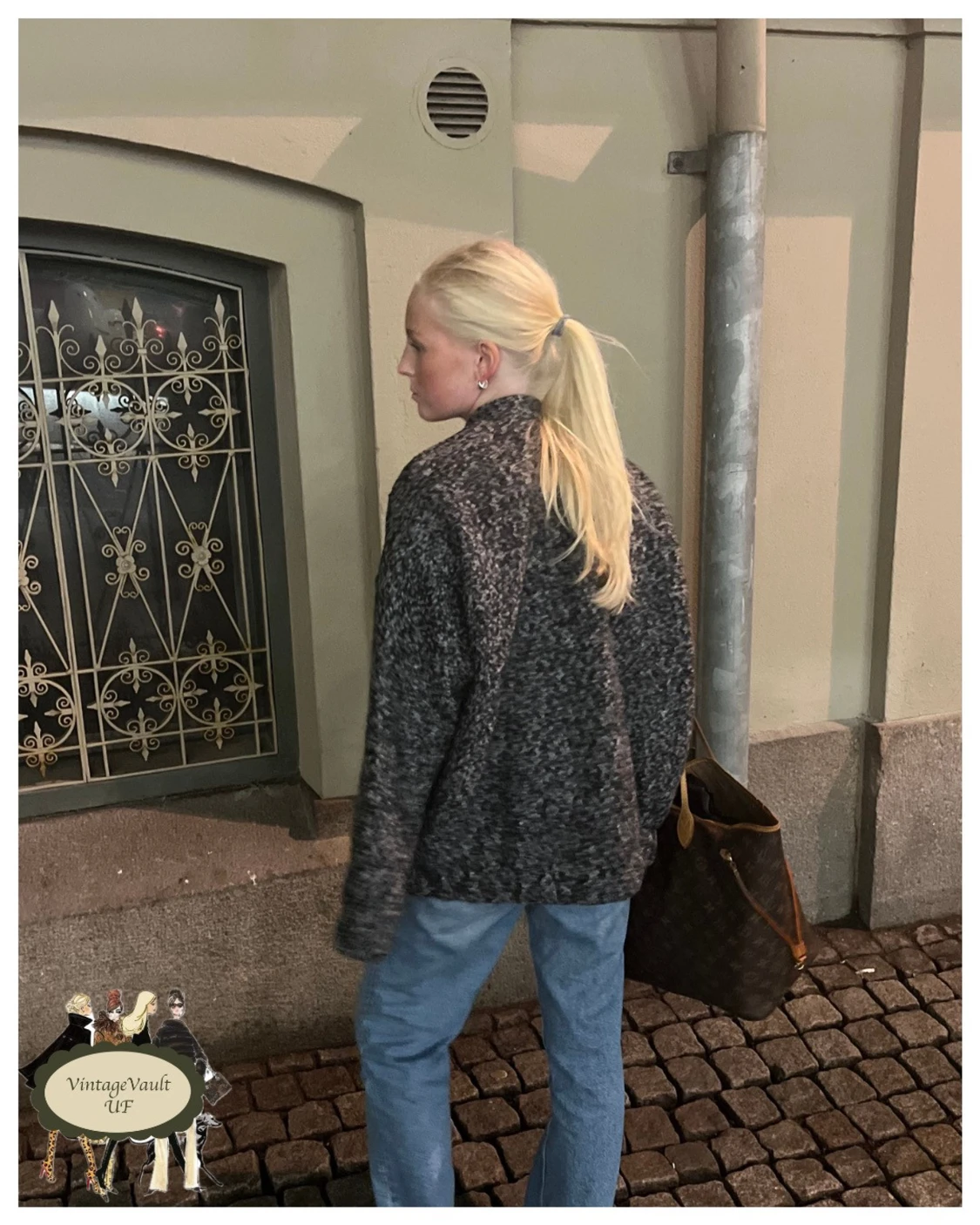 Stickad bomberjacka - 1