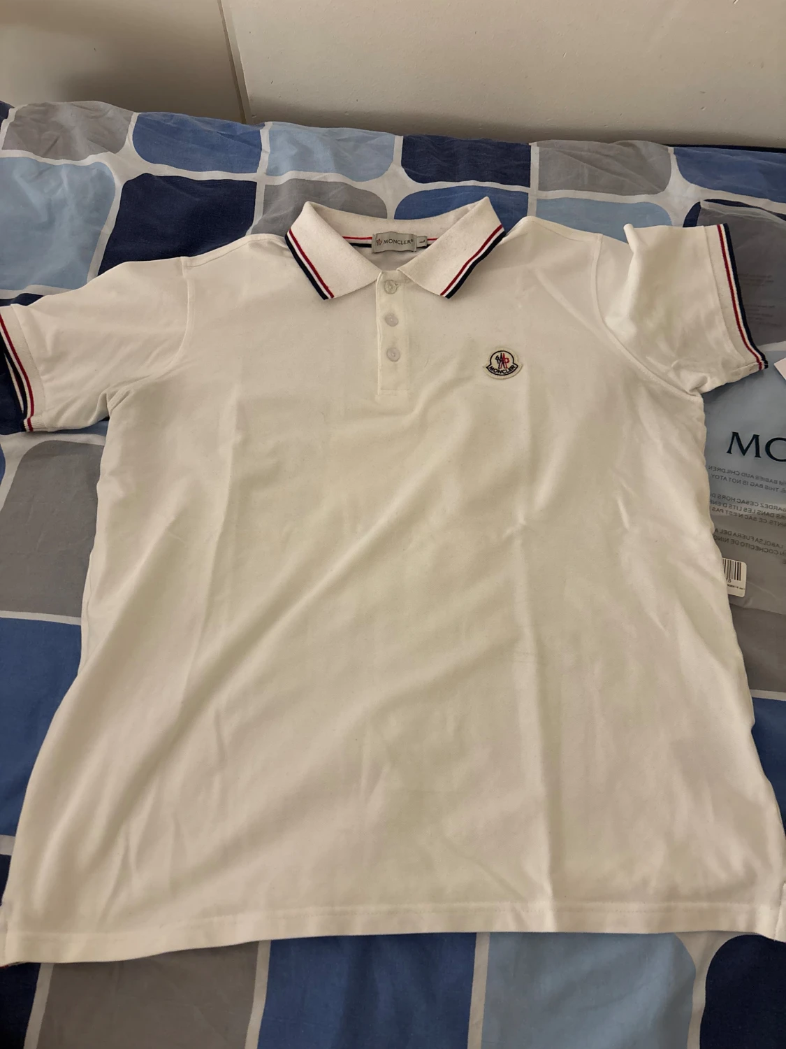 Vit Moncle pikétröja - 1