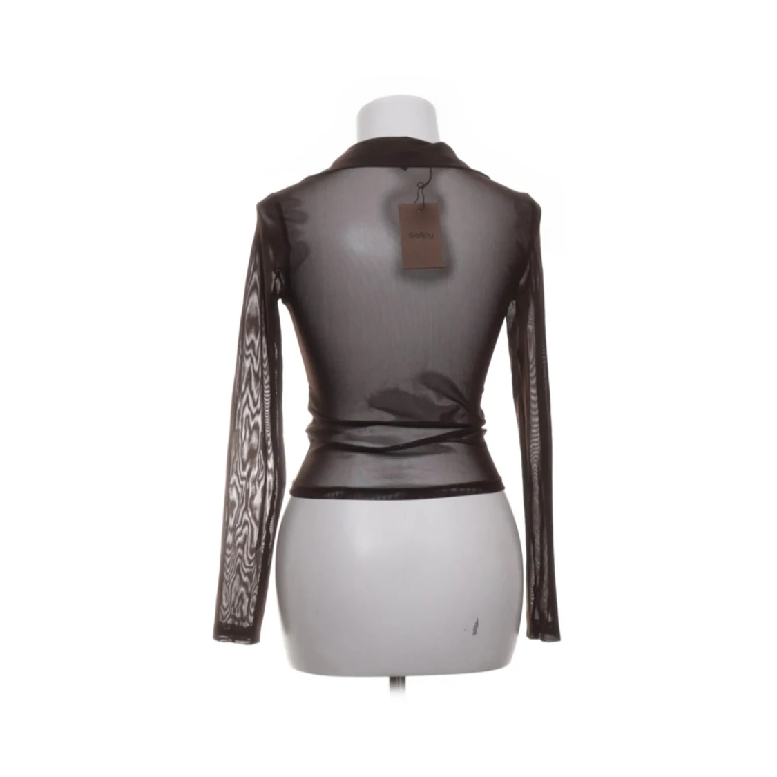 y2k topp med krage - 1