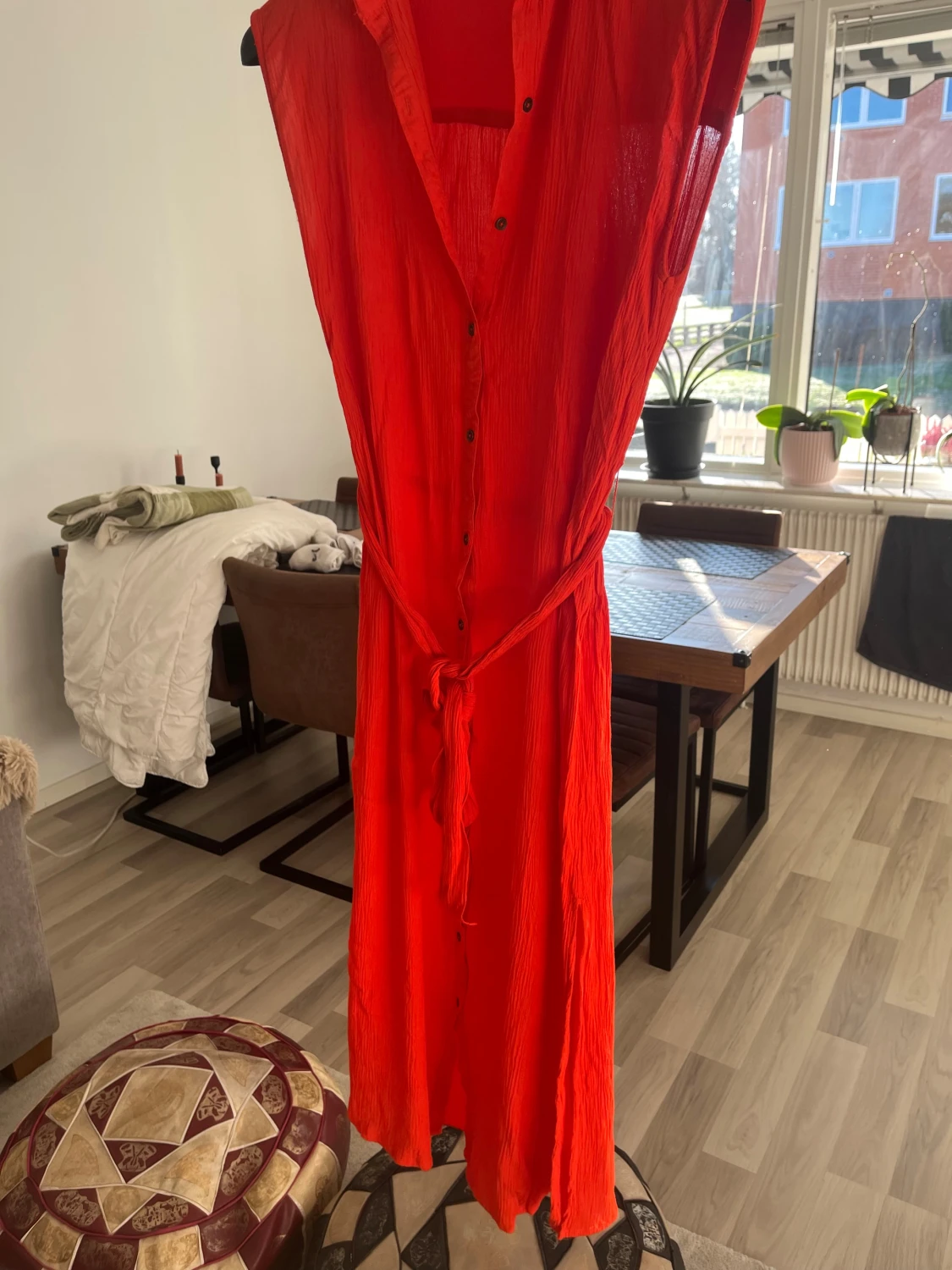 Röd långklänning från Billabong