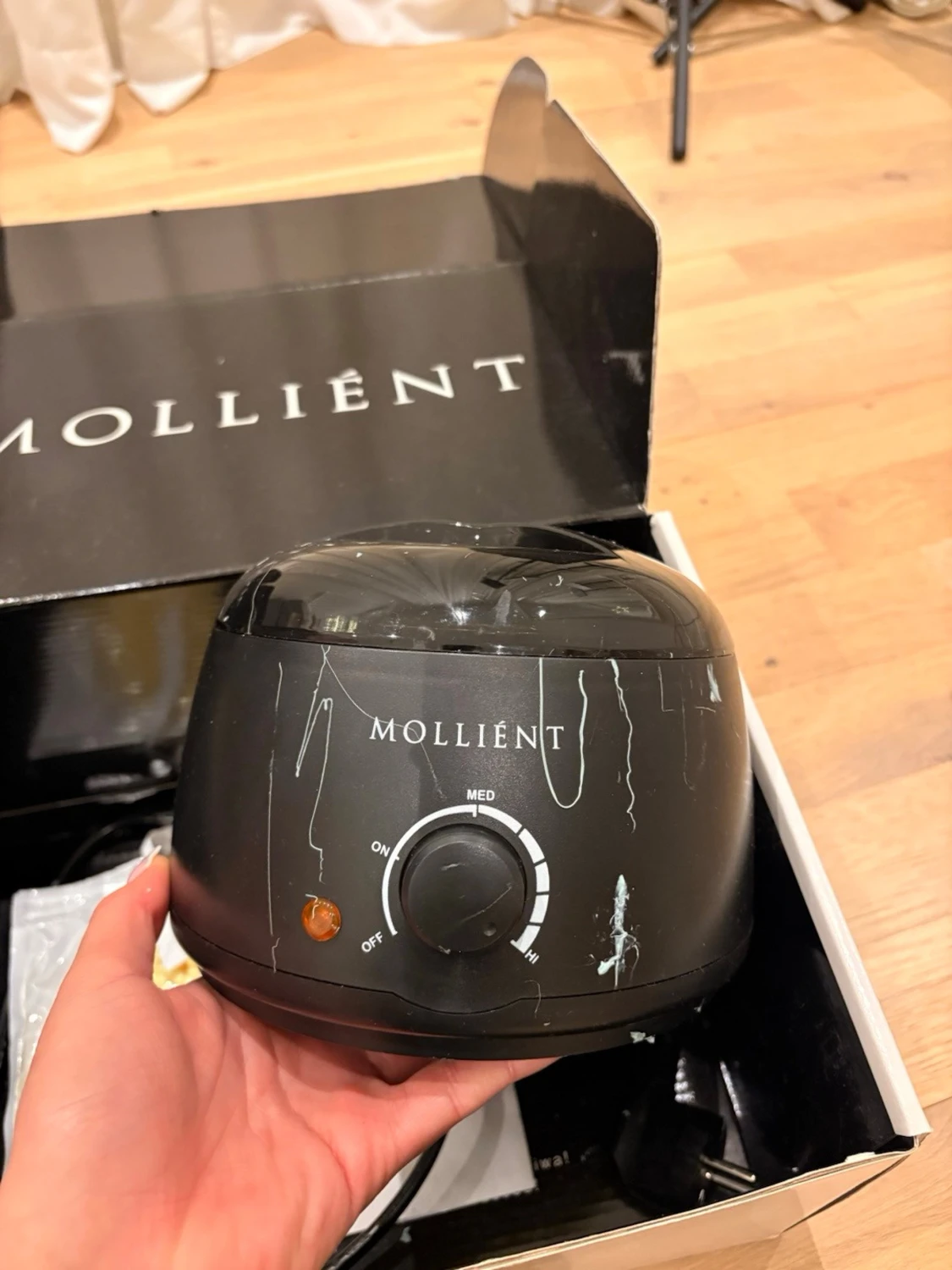 Mollient vaxvärmare med vaxpärlor - 1