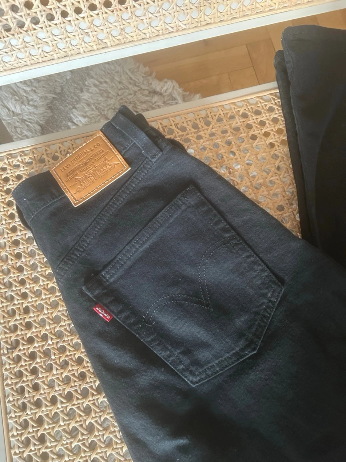 Levi's Ribcage Straight Ankle jeans svart - 1