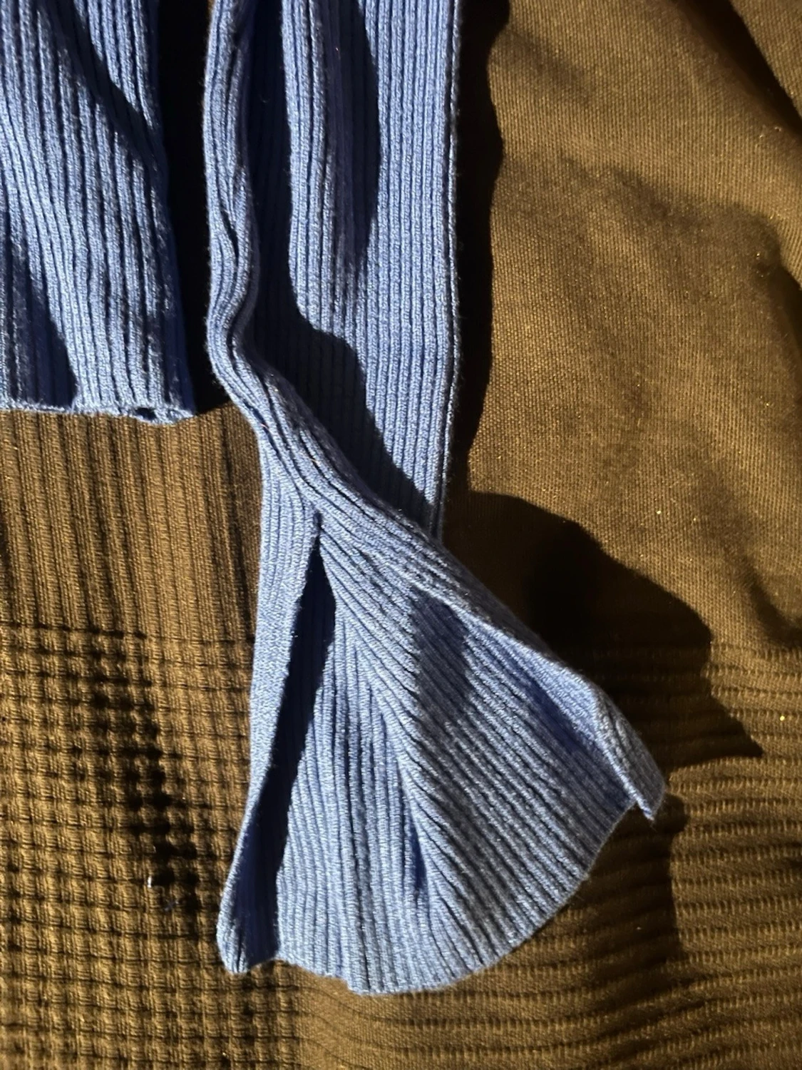 Blå långarmad topp - 2