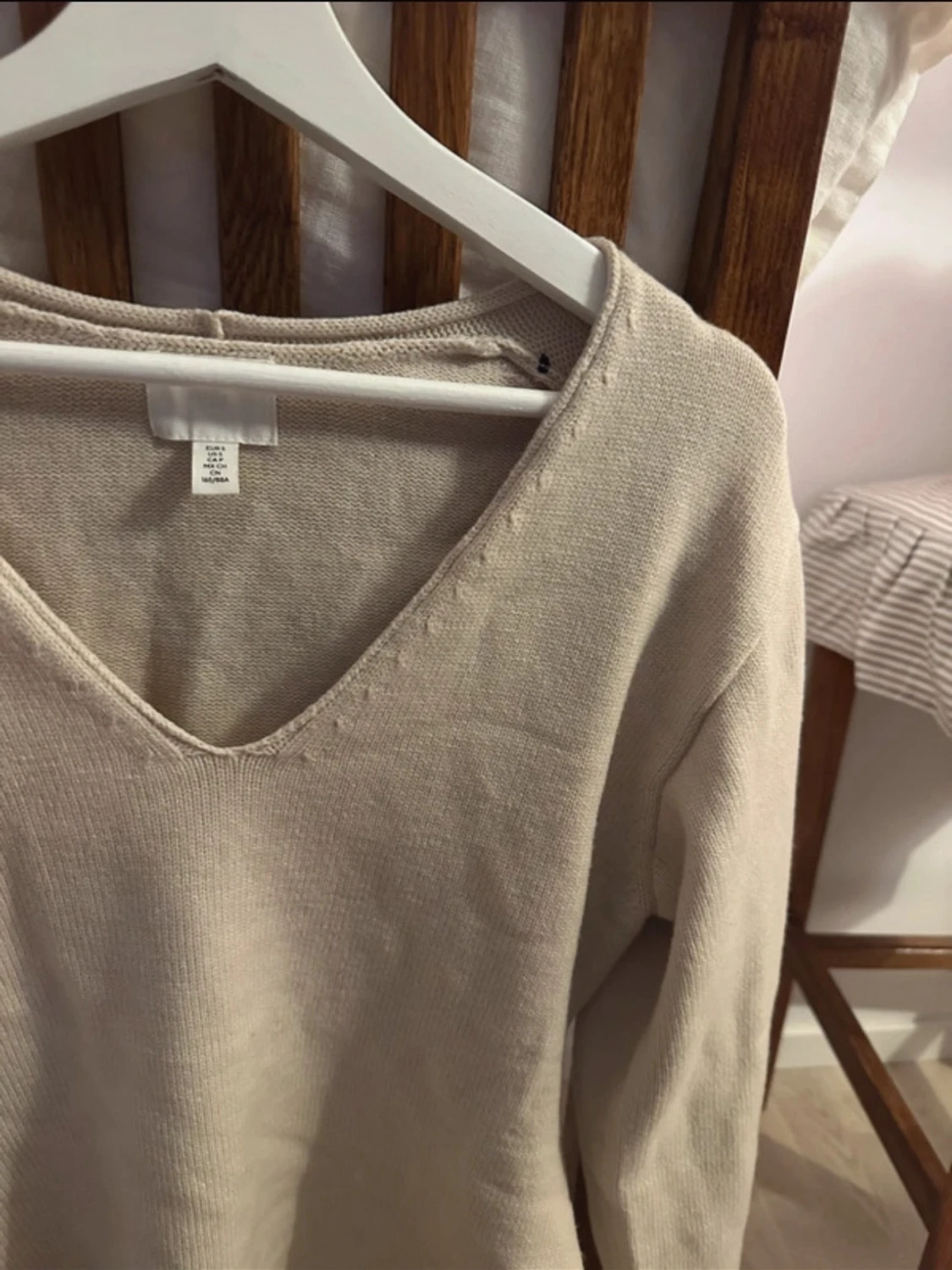 Stickad v-ringad  - 1