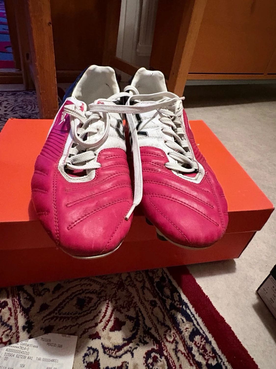 Umbro SX Valor II fotbollsskor röd/vit - 2