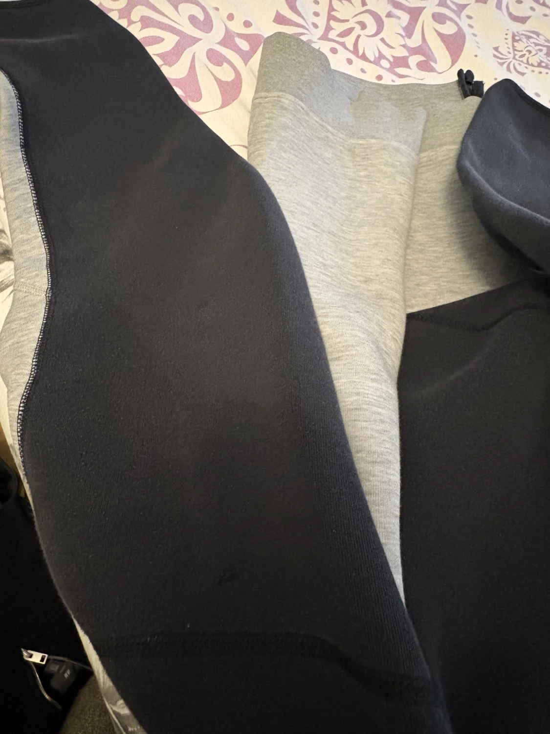 Nike hoodiejacka svart och grå - 3