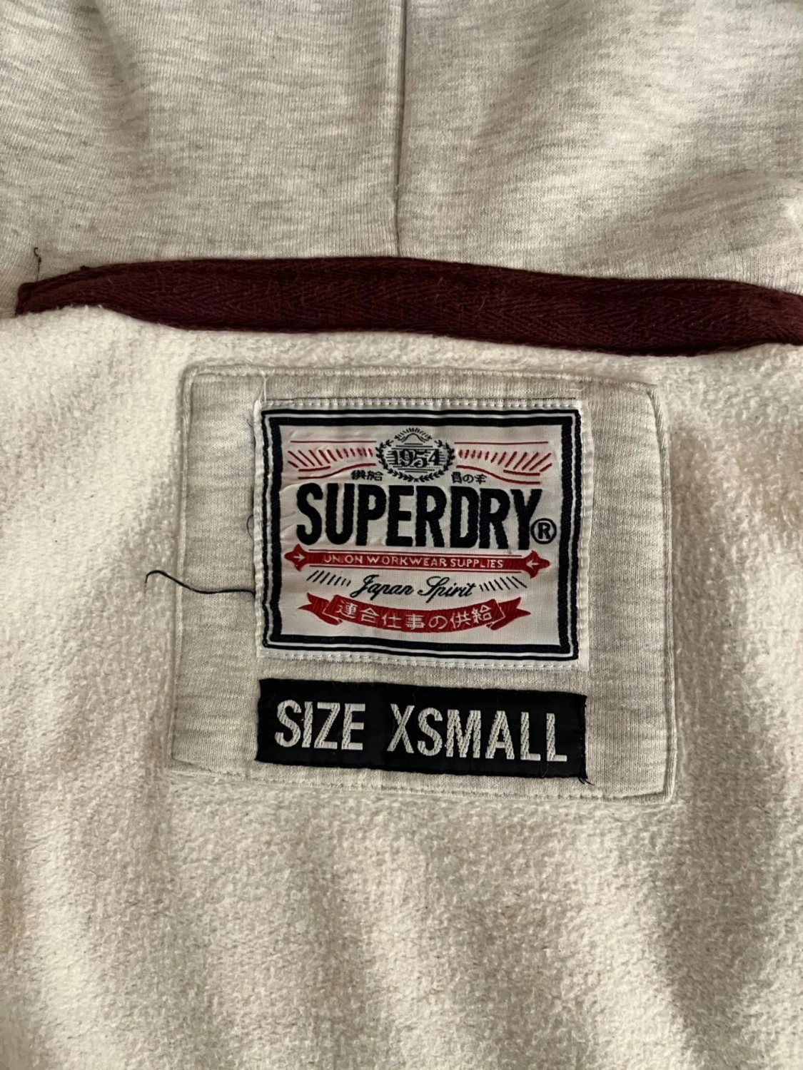 Grå Superdry hoodie - 2