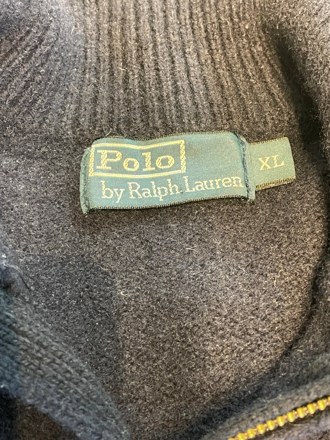 Mörkblå halvzip tröja från Polo Ralph Lauren - 3
