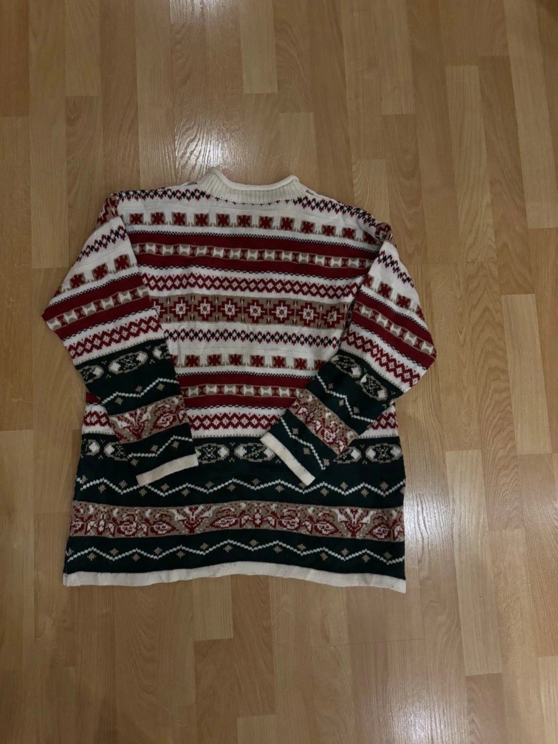 Mönstrad stickad tröja från Katies - 1