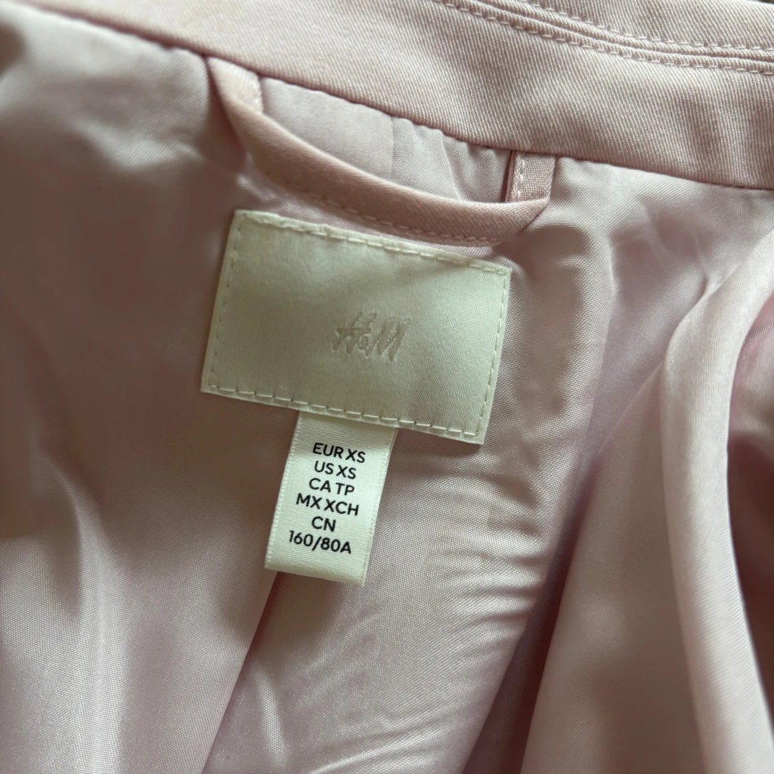 Ljusrosa kavaj från H&M XS - 2
