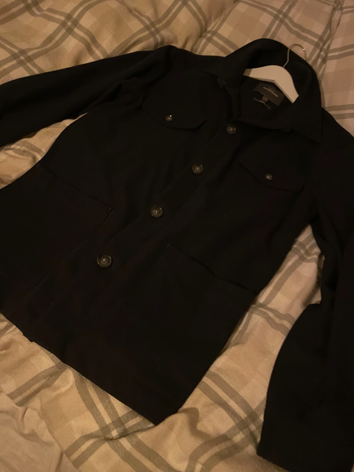 Svart overshirt från Dressmann S - 1