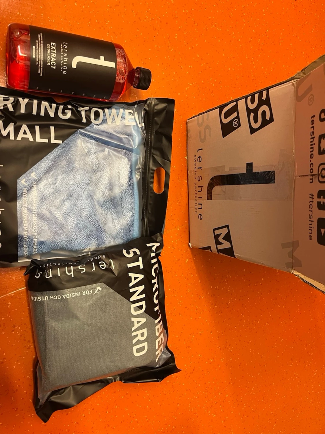 NYTT TerShine Bilvårdskit - Oanvänt!Spara frakt! - 6