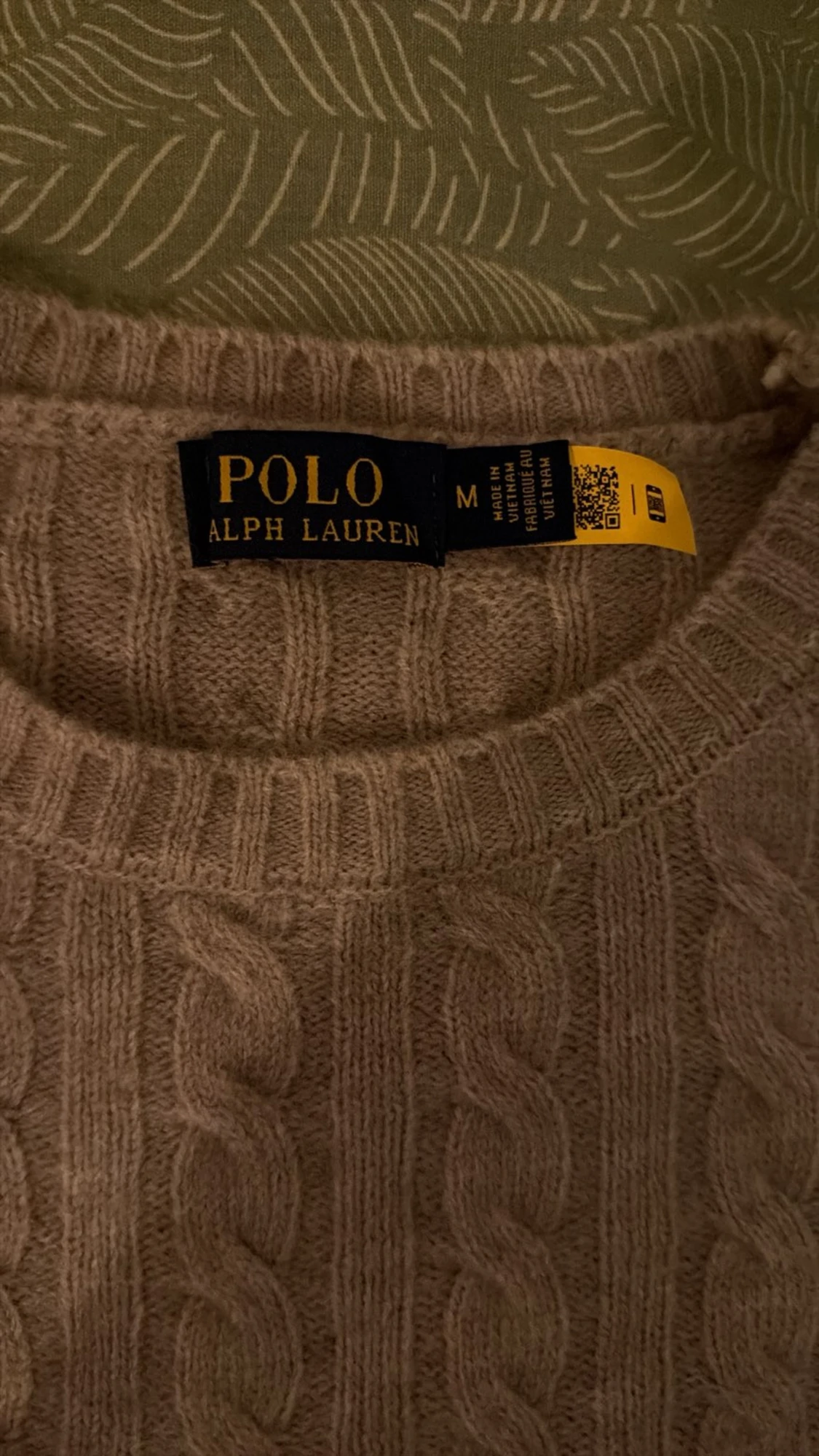 Beige kabelstickad tröja Polo Ralph Lauren - 2