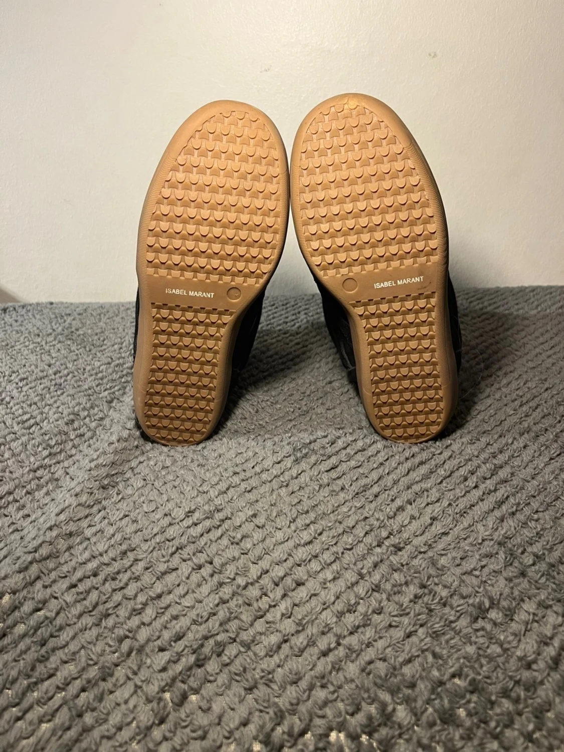 Isabel Marant svarta sneakers med kilklack - 2