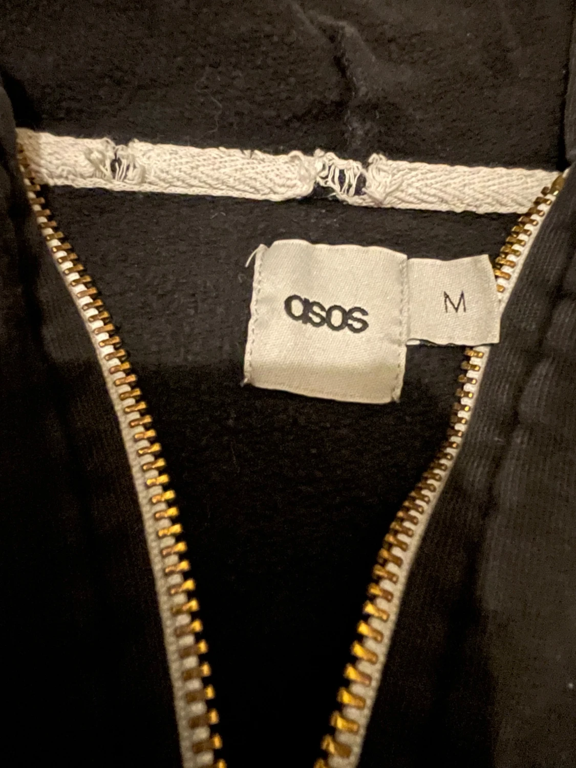 Svart hoodie med dragkedja från ASOS - 2