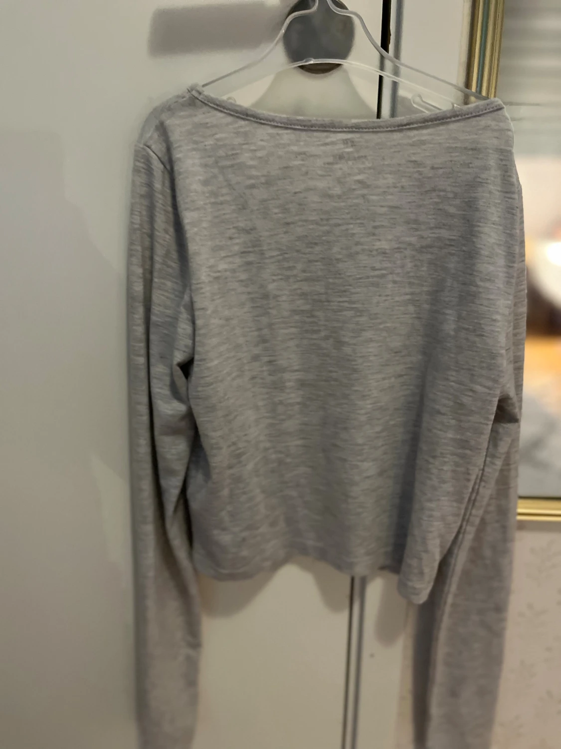 Grå långärmad topp från H&M - 2