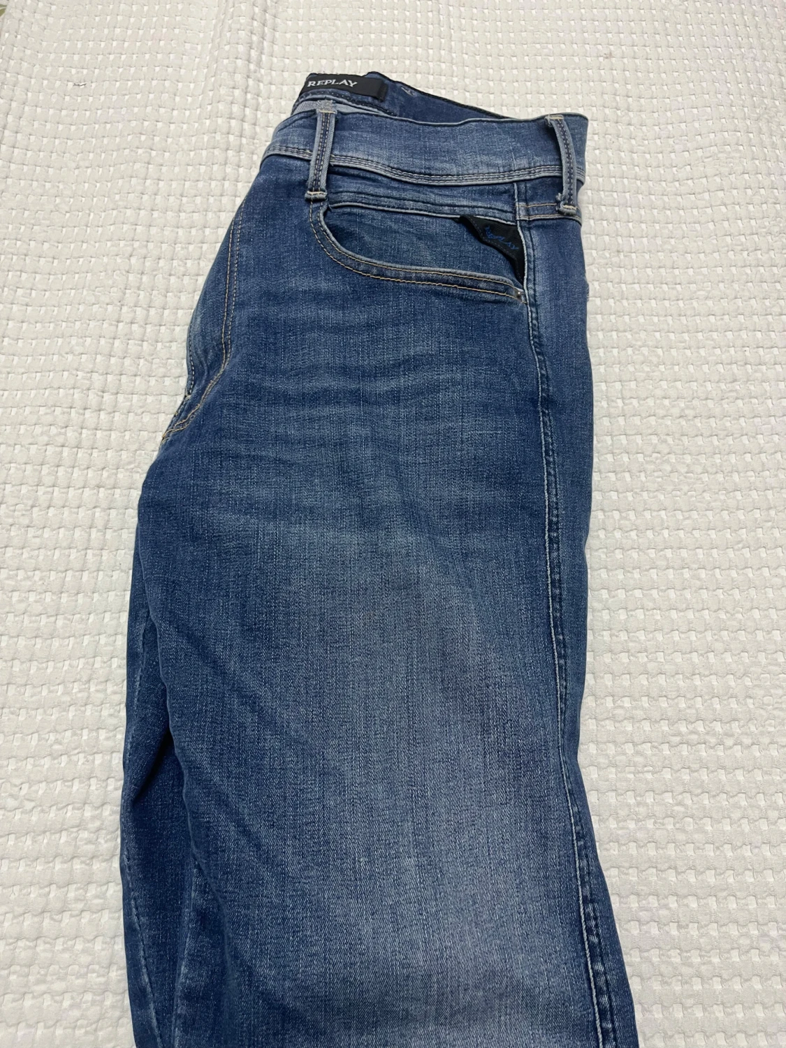 Blå Replay jeans  - 1