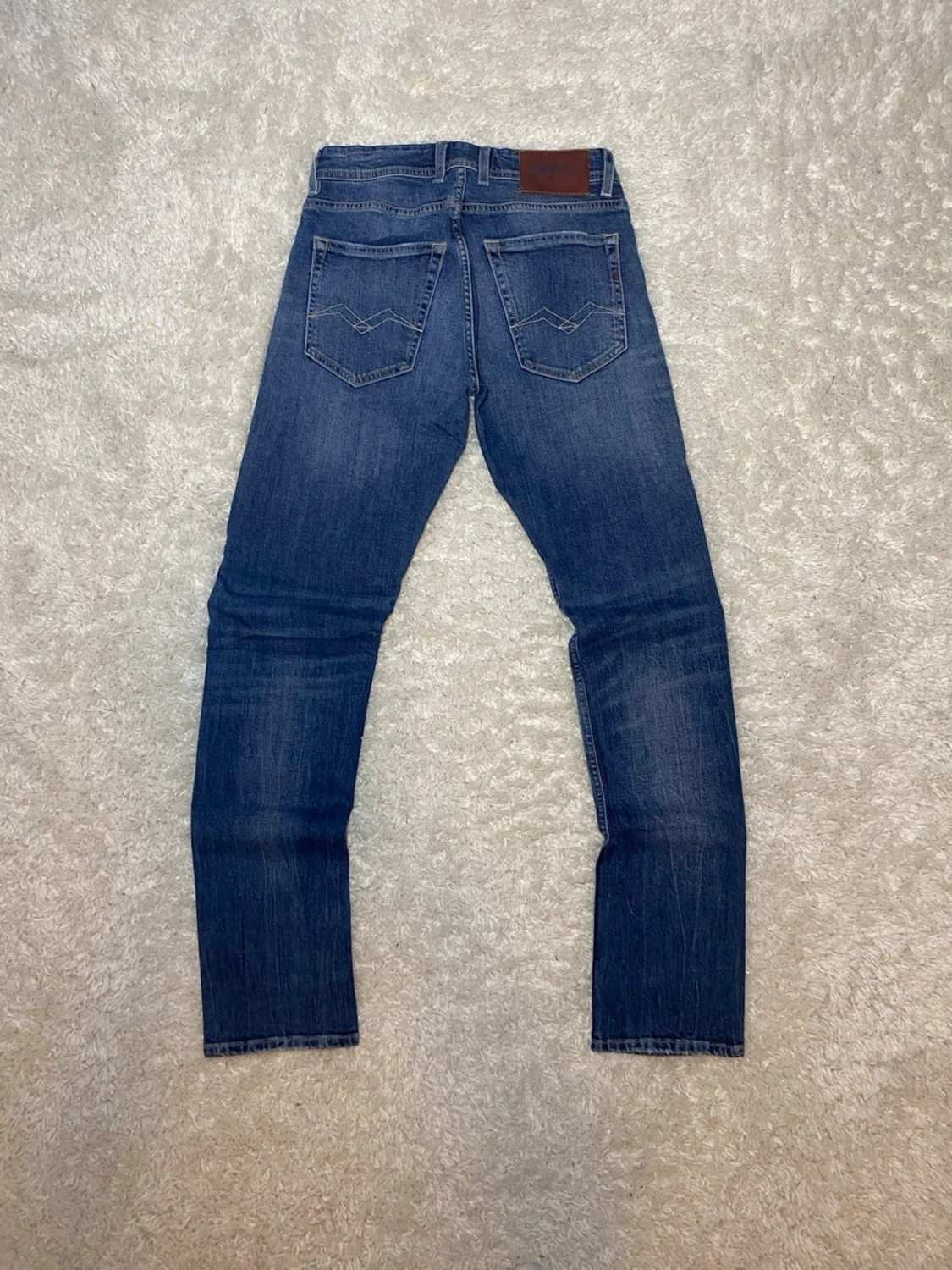 Mörkblå Replay Grover jeans - 2