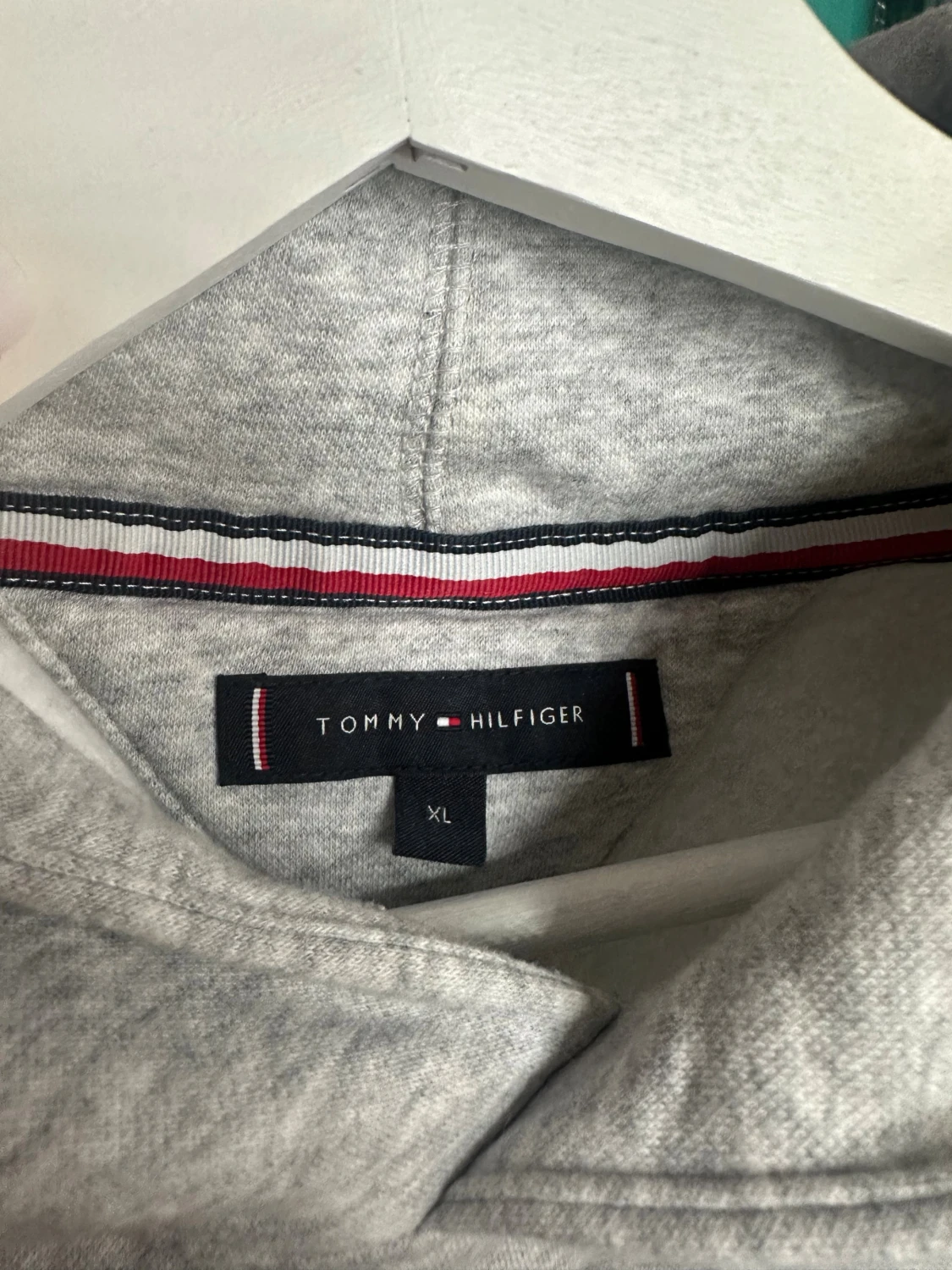 Grå hoodie Tommy Hilfiger XL - 2
