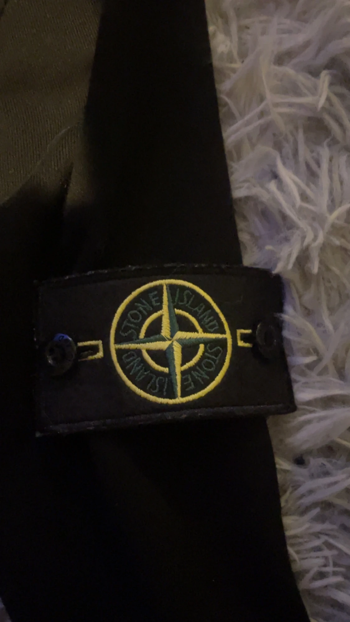Svart Stone Island hoodie - 1
