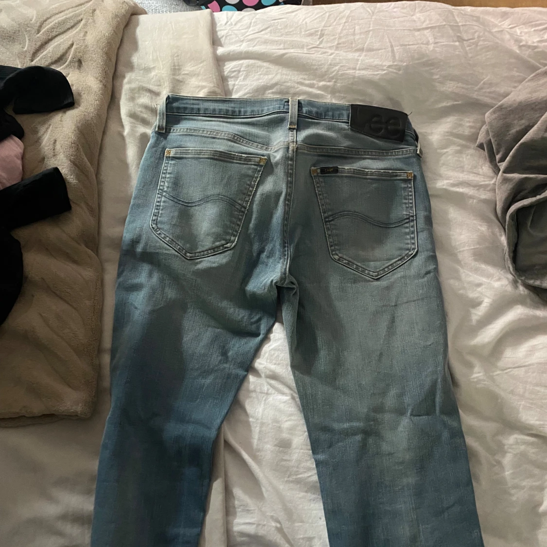 Ljusblå Lee jeans straight fit - 2