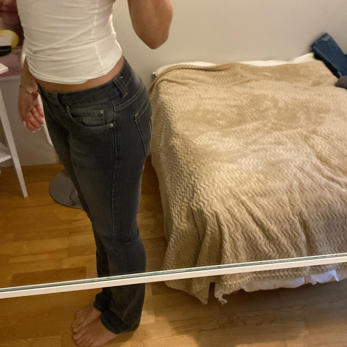 Lågmidjade jeans  - 1