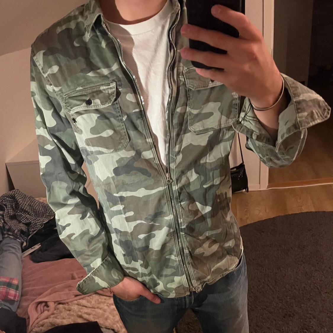 Camouflage overshirt från Replay - 1